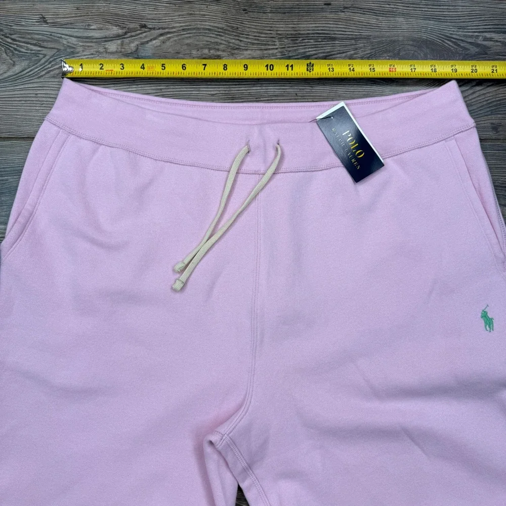 Polo Ralph Lauren Mens Size XXL Fleece Sweat Shorts Pink Pony Logo NWT